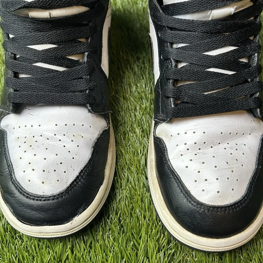 Nike Air Jordan 1 Mid Panda Black White DV0991-101 Mens Size 9.5‎ Sneakers